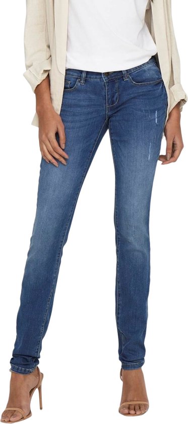 Only Dames Jeans CORAL skinny Blauw