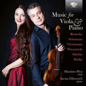 Massimo Piva & Inessa Filistovich - Music For Viola & Piano By Reinecke, Schumann, Vieuxtemps, Wieniawski, Sibelius and Bridge (CD)