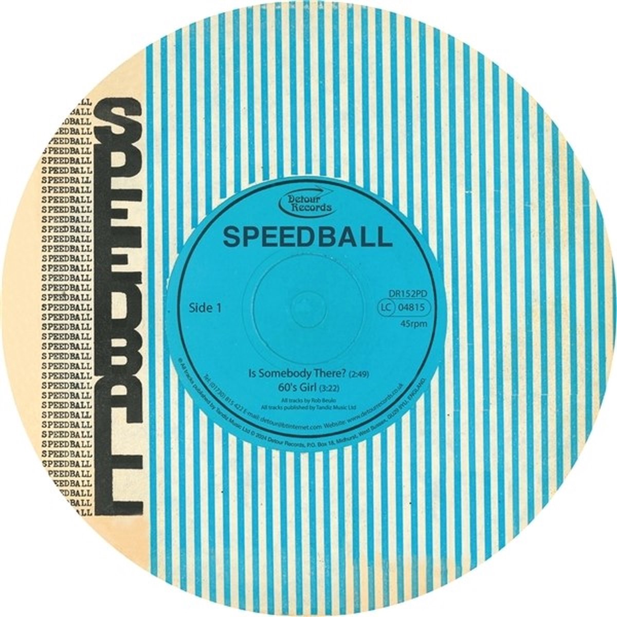 Speedball - 60S Girl (7" Single) (Picture Disc) (Limited Edition)