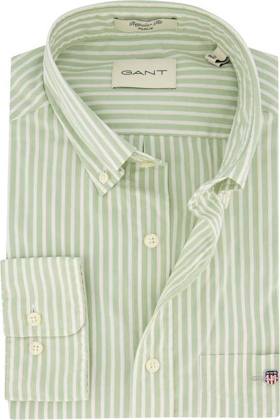 Gant casual overhemd groen