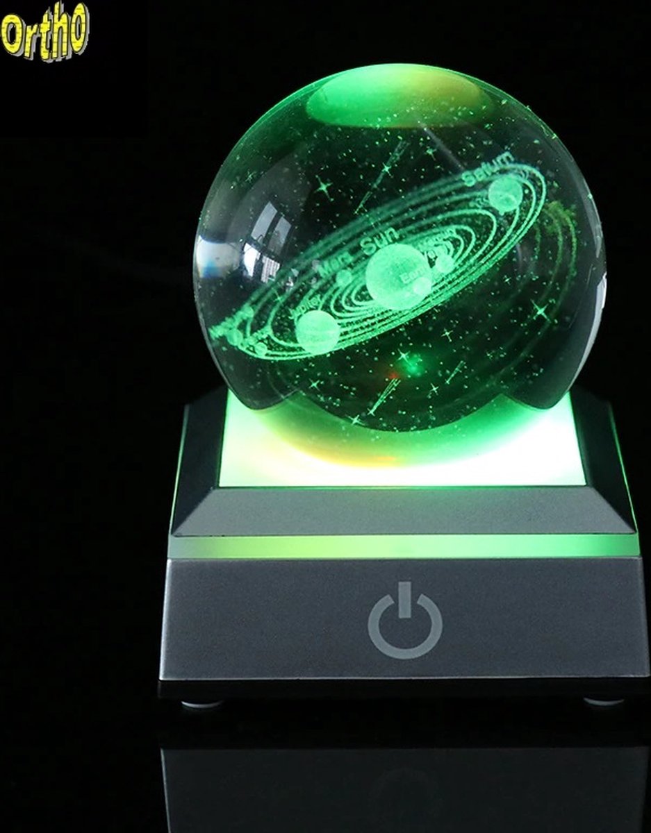 Lights4fun set van 3 LED glazen bollen op batterijen woonkamer decoratie glazen bol LED bol Transparant