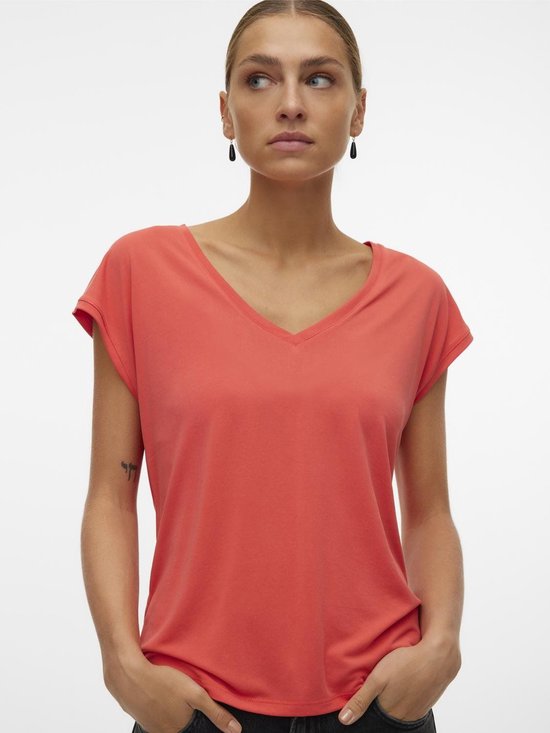 VMFILLI SS V-NECK TEE GA NOOS