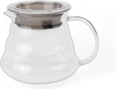 Glazen koffiepot, 360 ml, hittebestendig, glazen theepot, waterkoker, handgebrouwde koffie-druppelpan