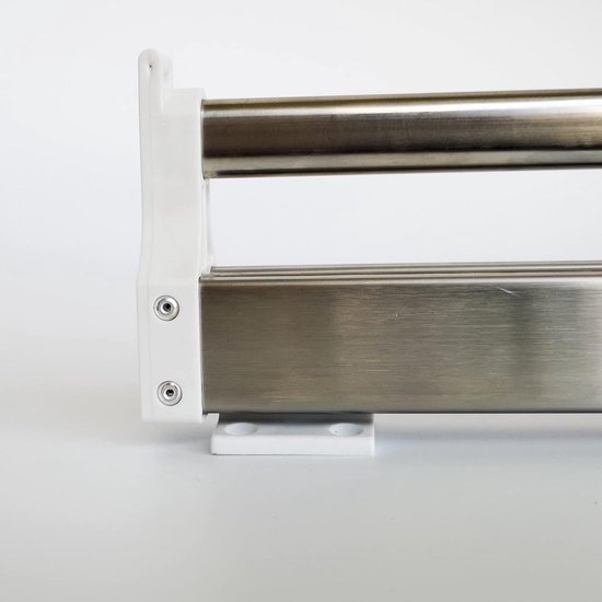 Uittrekbare kledingstang voor garderobekast, aluminiumlegering, robuuste verstelbare kledingstang, kast, opslagruimte besparen (grijs, 392 mm