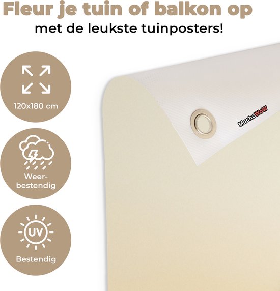 Décoration murale Chat sautant dans les airs - 120x180 cm - Affiche jardin