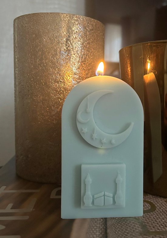 Lantaarns masjid en minaret, moskeelantaarn, Arabisch, islamitisch, ramadan, decoratie, theelicht, kaars, decoratief verlicht object