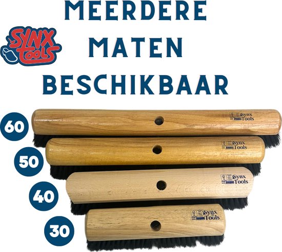 Synx Tools Bezem Los Zaalveger Paardenhaar 30cm - Paardenhaar/kamerveger 30cm - Zachte bezems - Zonder Steel van Synx Tools — afbeelding 5