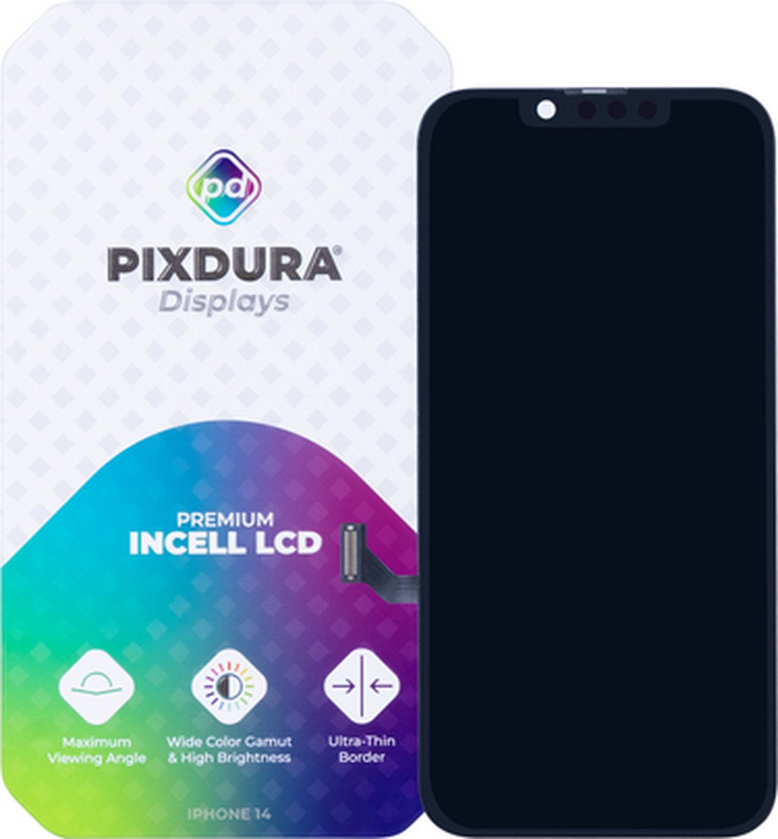 PIXDURA geschikt voor iPhone 14 Display en Digitizer In-Cell Premium - Hoogwaardige Schermtechnologie