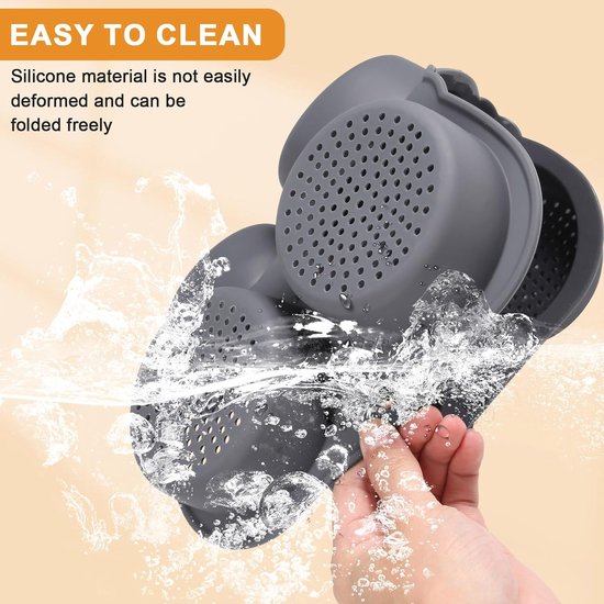 Moule Silicone Hamburger 4 Empreintes 10 Cm - Moule Pain Burger Ronde XXL + Brosse Huile - Cuisson Uniforme