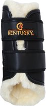 Kentucky Turnout Boots Leather - Kleur: Zwart - Optie: Hind - Maat: Full