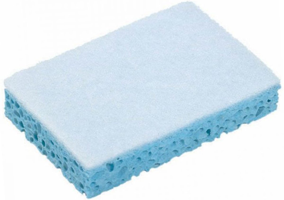 Spontex Pro Sponrex 79 wit, blauw - Doos 6x10 stuks