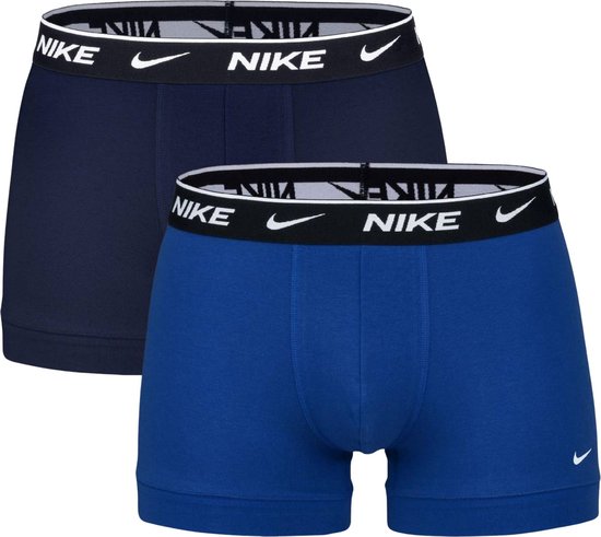 Lot de 2 boxers Nike Cotton Stretch bleu