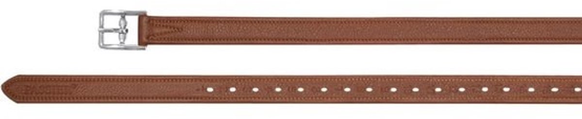 Passier Stijgbeugelriemen met nylon voering 120cm Teak Brown