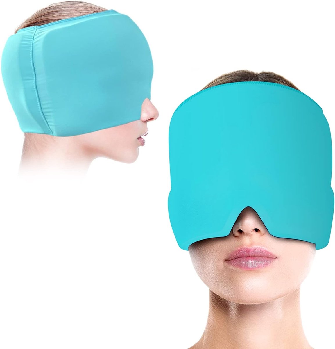 Goedkoopste Migraine muts - Migraine masker - Hoofdpijn masker - Warmte en koude therapie - Herbruikbaar - Anti migraine - Must have tijdens hoofdpijn!