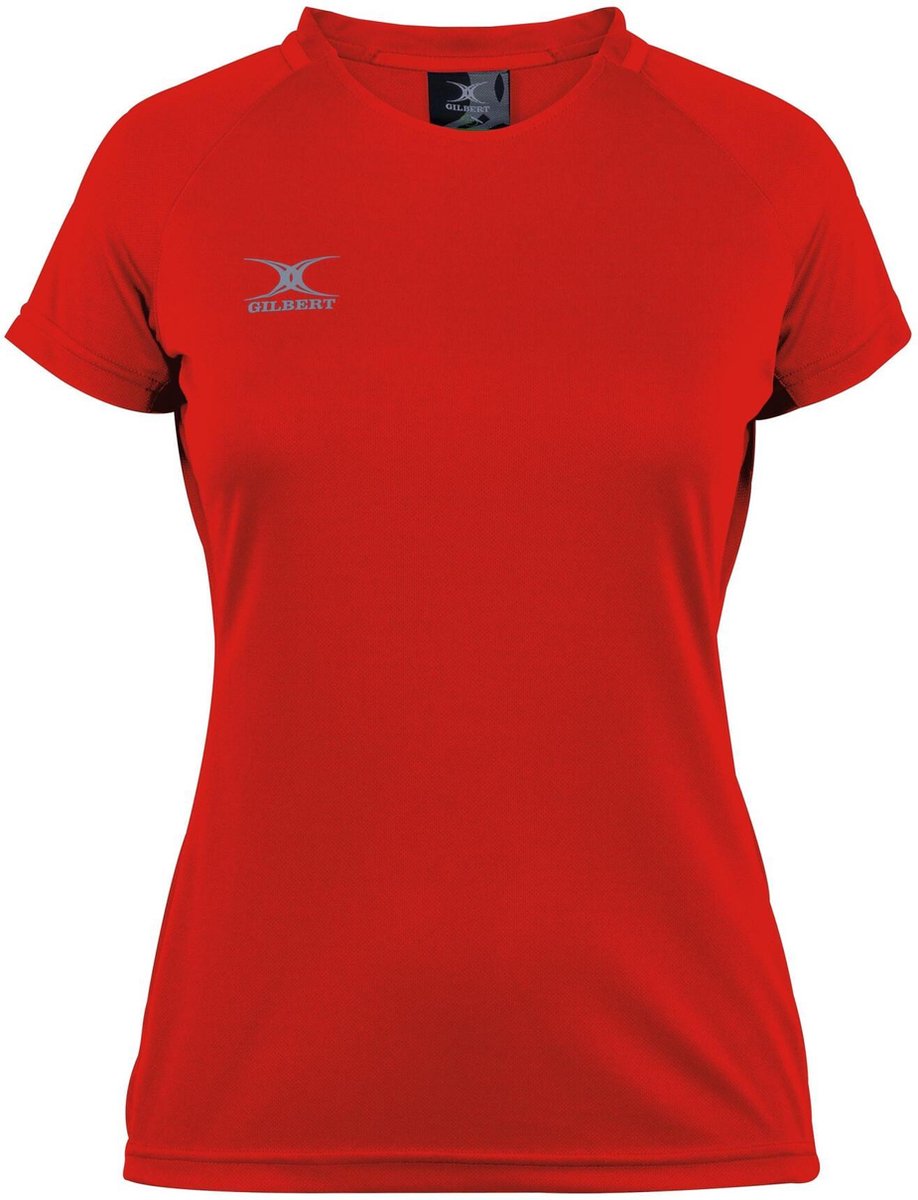 Gilbert Netball Eclipse Hook and Loop Shirt Girls - 5 - 6 Yrs - Rood