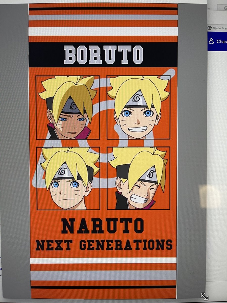 Boruto Handdoek 70 x 140 cm