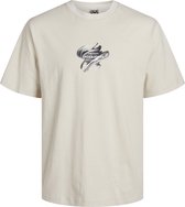 Jack & Jones t-shirt jongens - beige - JCOtint - maat 176