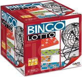 Cayro - Bingo avec moulin à bingo en métal - Jeu de bingo - 2 à 8 joueurs - À partir de 6 ans