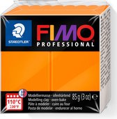 FIMO professional - ovenhardende, professionele boetseerklei blok 85 g - oranje