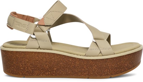 Teva MADERA WEDGE - Dames Sandalen - Beige - Maat 41