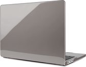 Laptopcover - Geschikt voor MacBook Air 13,6 inch - Case - Cover Hardcase - A2681 M2 (2022) - Kristal Grijs