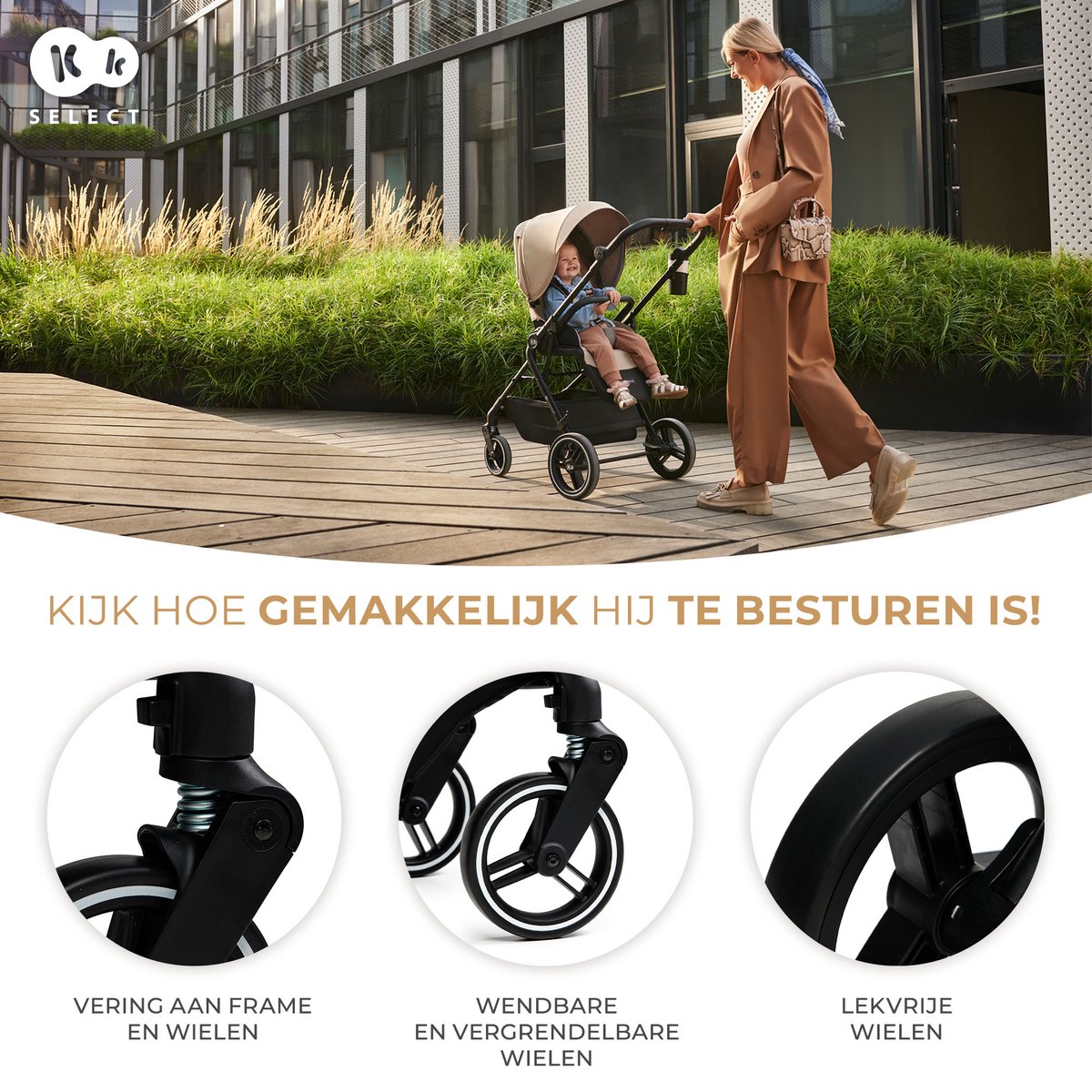 Kinderkraft Kinderwagen YOXI mystic green