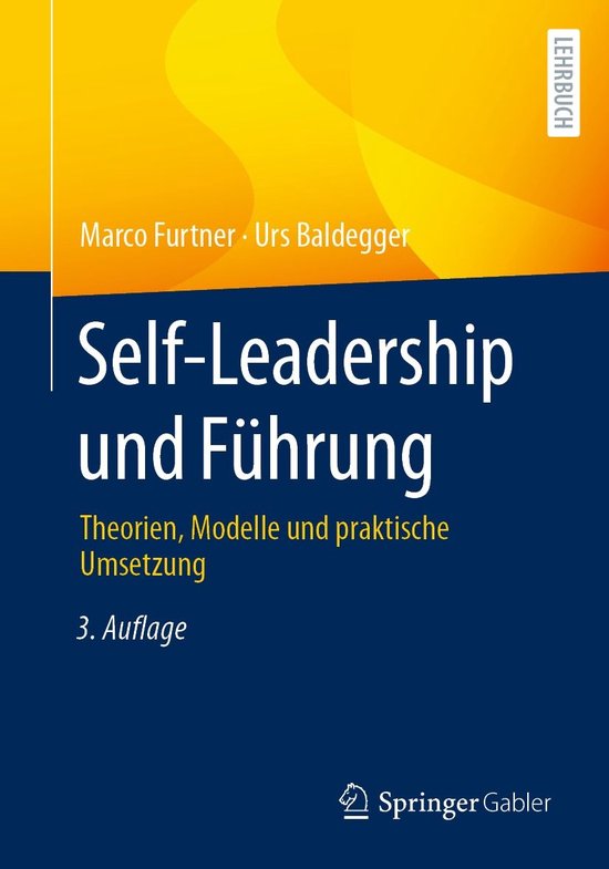 Business and Economics (German Language) - Self-Leadership u ... - cover