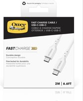 Otterbox Standard kabel USB-C naar USB-C - 2M - Wit (Supports Power Delivery)