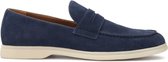 Navy blue slip-on casual half shoes