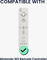 kwmobile game console hoes geschikt voor Nintendo Wii Remote Controller hoesje - Siliconen case voor game controller - Afstandsbediening spelcomputer cover in zwart