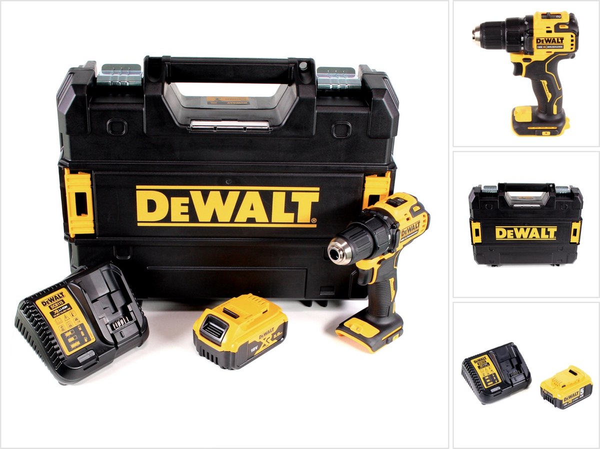 DeWalt DCD 708 P1T accuboormachine 18 V Li-Ion Brushless in TSTAK Box + 1 x 5,0 Ah accu + oplader