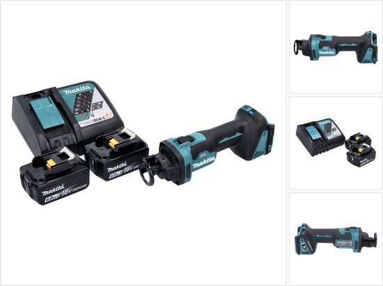 Tour sans fil Makita DCO 181 RG 18 V 32000 tr/min sans balais + 2x batterie 6,0 Ah + chargeur