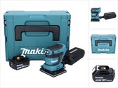 Makita DBO 480 F1J Accuschuurmachine 18 V 112 x 102 mm + 1x accu 3.0 Ah + Makpac - zonder lader