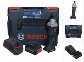 Bosch GGS 18V-20 rechte accuslijpmachine 18 V borstelloos + 1x ProCORE accu 8.0 Ah + lader + L-BOXX