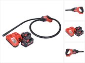 Milwaukee M18 FCVN24-552 Snoerloze betontrilnaald 18 V 2,4 m borstelloos + 2x accu 5,5 Ah + lader