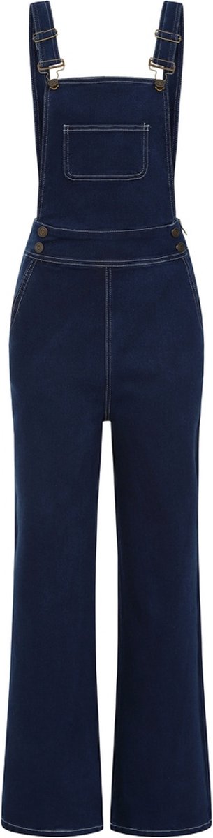 Banned - Penny Tuinbroek/dungaree - M - Blauw