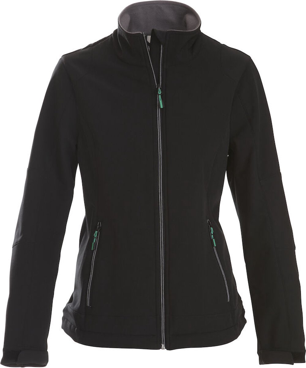Printer SOFTSHELL JACKET TRIAL LADY 2261045 Zwart