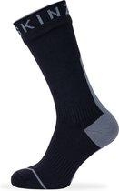 Sealskinz Briston waterdichte sokken Black/Grey - Unisex - maat S
