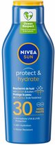 6x Nivea Sun Protect & Hydrate Lait Solaire SPF 30 400 ml