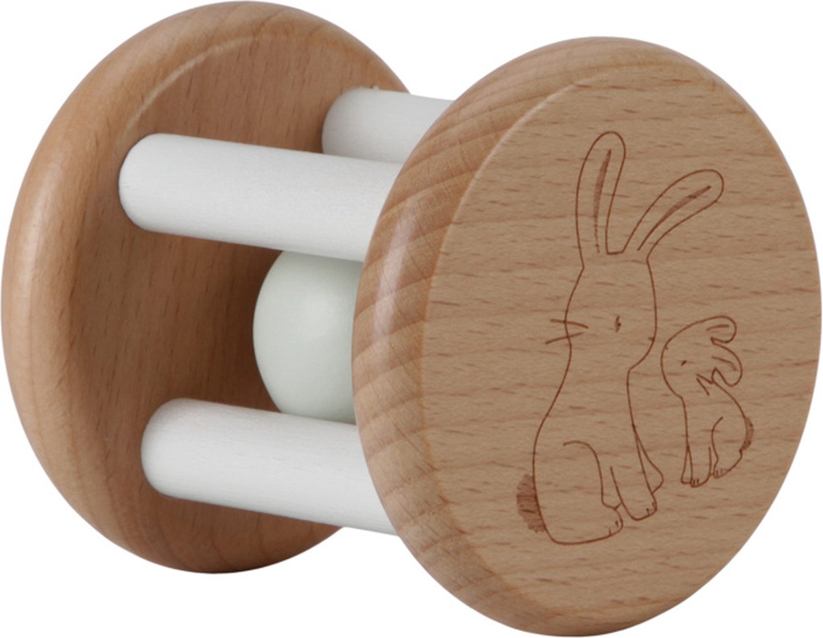 Little Dutch - Rollende Rammelaar FSC - Baby Bunny — afbeelding 3