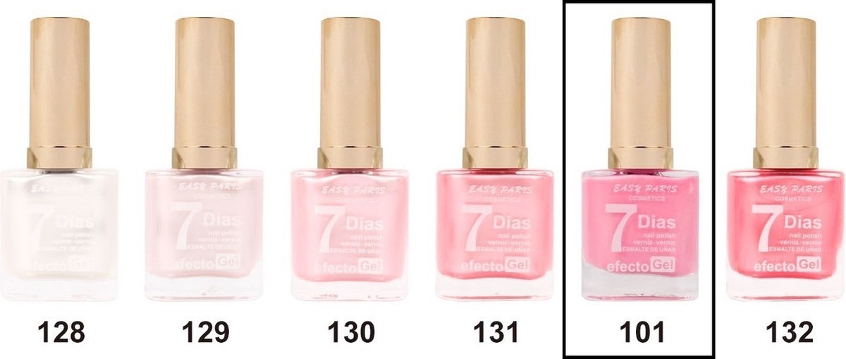 Easy Paris - Nagellak - Parelmoer Zoet Roze - 1 flesje met 13 ml inhoud - Nummer 101