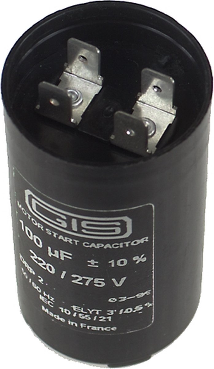 UNIVERSEEL - CONDENSATOR ELECTROLYTISCH 100 µF 275 V -