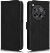Zwart agenda book case hoesje - OnePlus 12r 5G