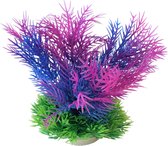 Décoration d'aquarium Nobleza - plant en plastique - décoration d'aquarium - 13 cm - Violet