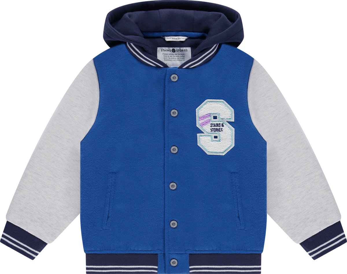 Stains and Stories boys jacket Jongens Jas - river - Maat 92