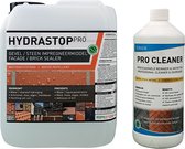 Hydrastop Pro 5 Liter + 1 Liter Tergeo Pro Cleaner - Gevel impregneren - Gevel Reinigen - Nano coating - Gevel waterafstotend maken - Steen en beton impregneermiddel