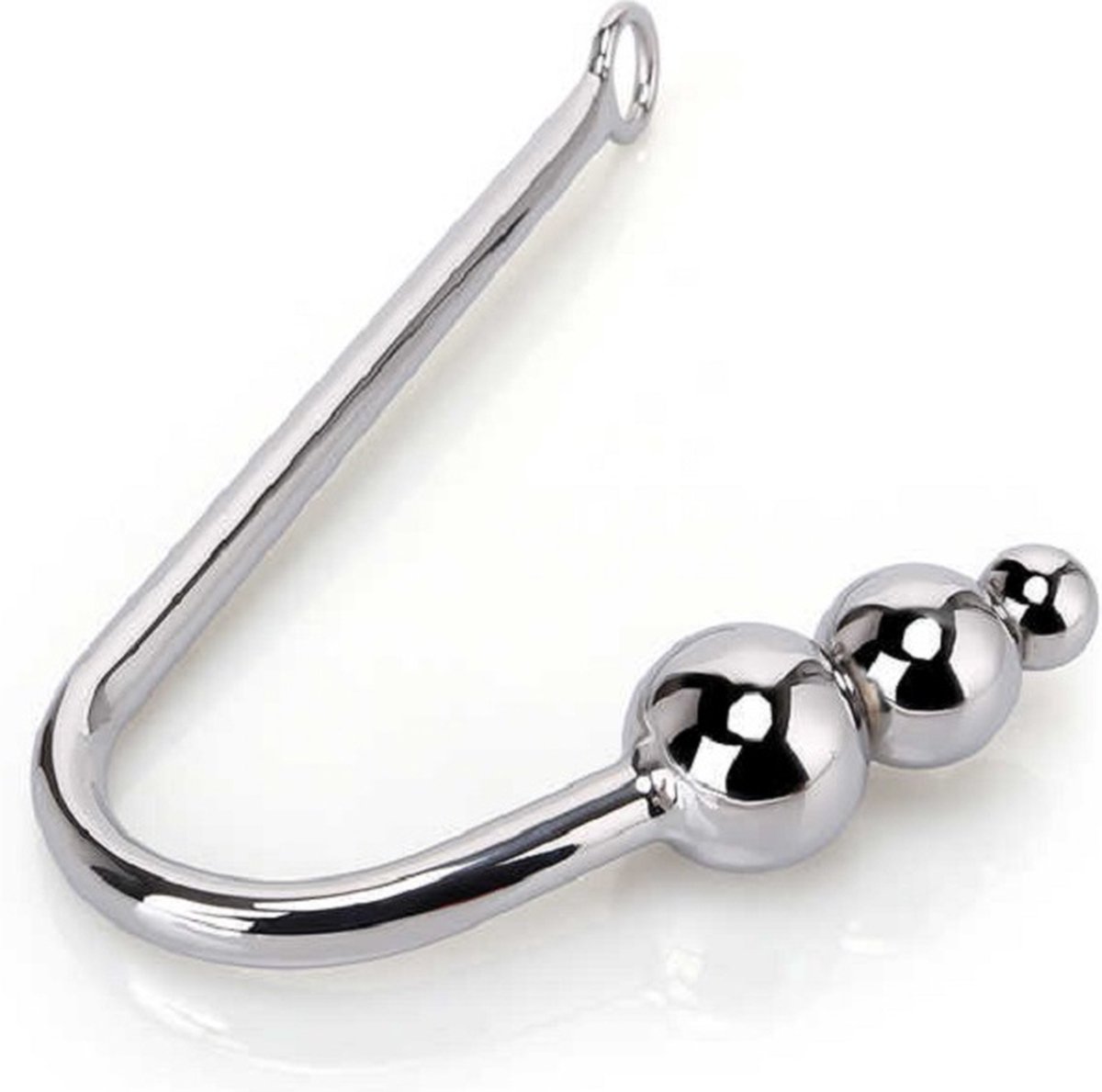 Goedkoopste Anale haak GROOT 3 ballen | Butt plug | Anale kralen | SM | BDSM | Anaal plug | Luxe RVS materiaal | Anaal haak