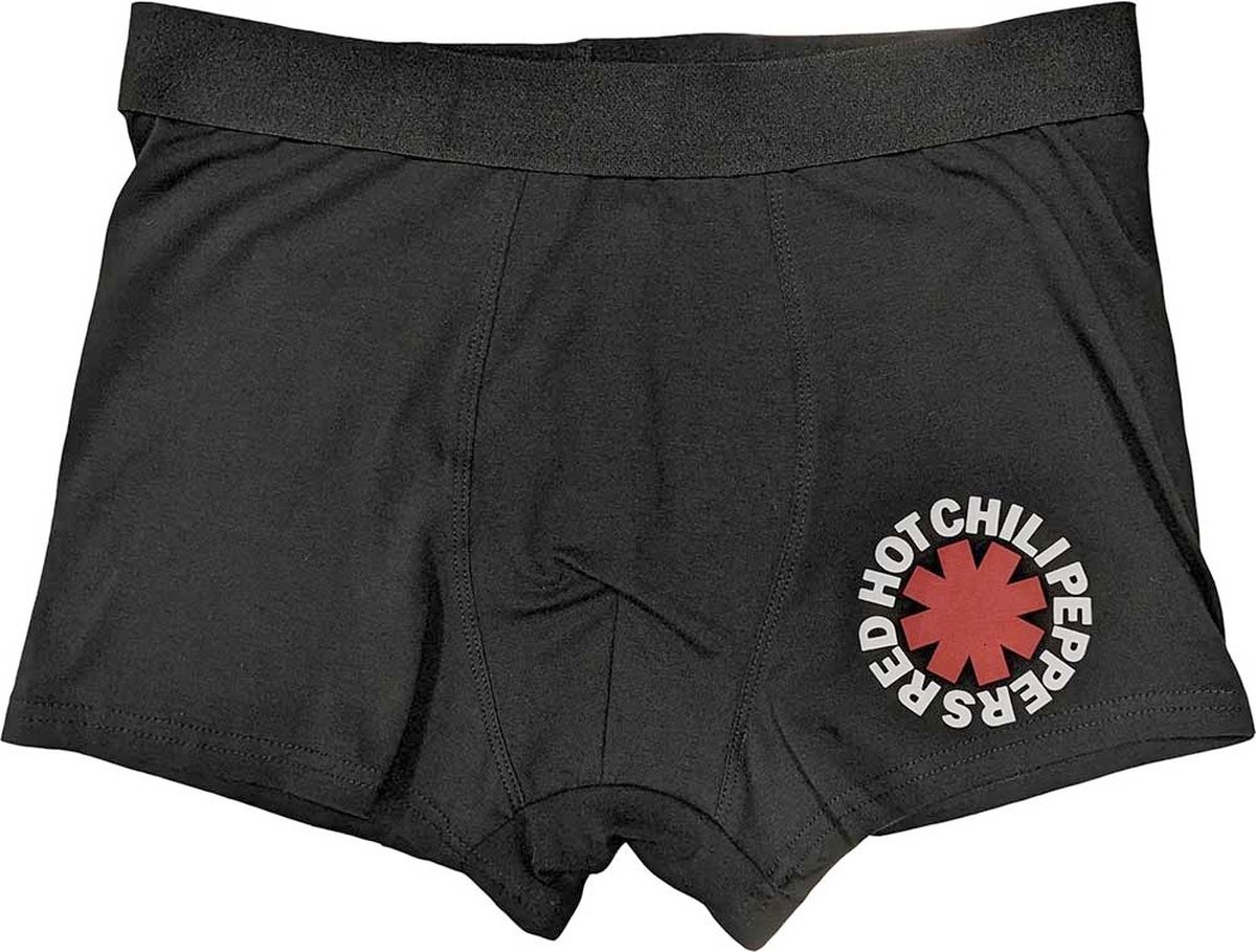 Red Hot Chili Peppers - Classic Asterisk Boxershorts - S - Zwart