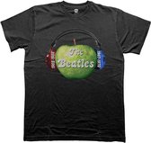 The Beatles - Listen To The Beatles Heren T-shirt - L - Zwart