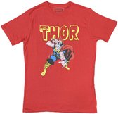 Marvel Thor - Hammer Heren T-shirt - L - Rood